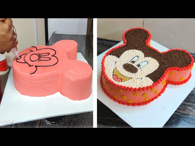 Mickey Mouse Cake Decorating
