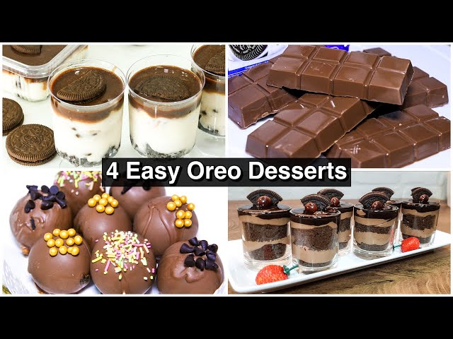 4 Easy and Quick Desserts Made With Oreo