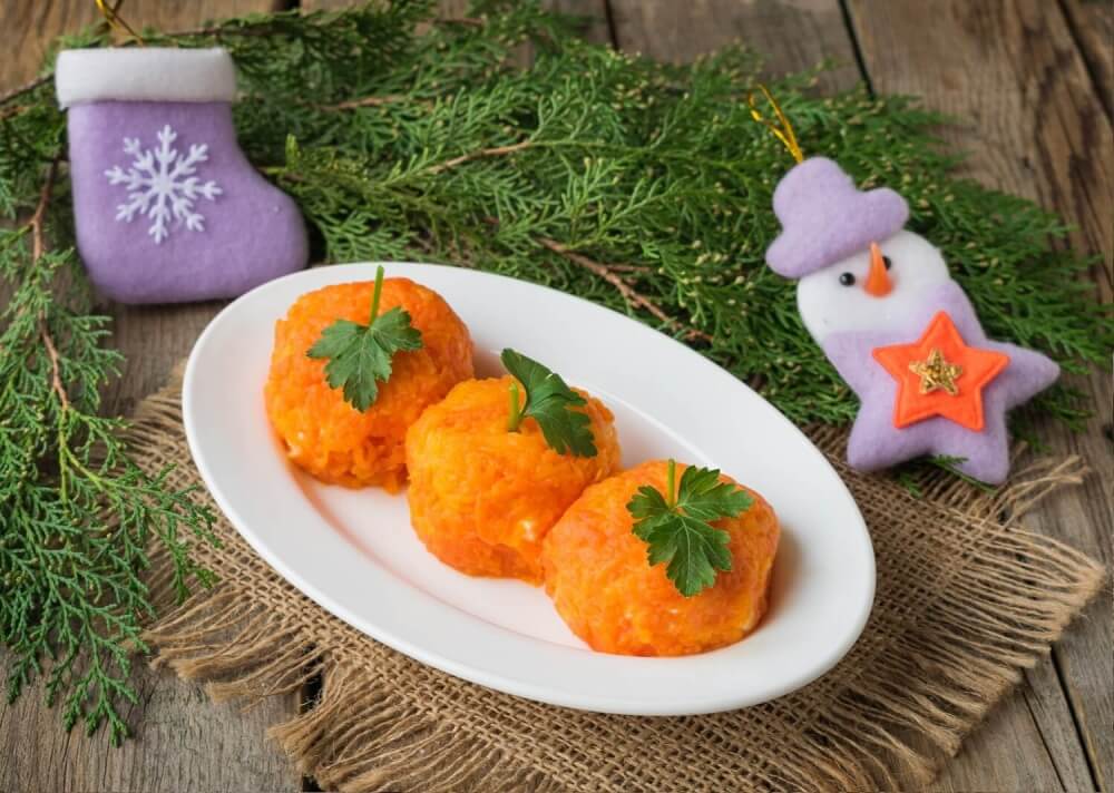 Holiday snack for New Year «Tangerine»