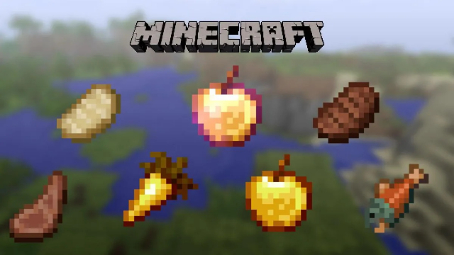 What are the 40 foods in Minecraft