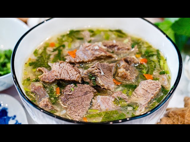 Braised Beef and Herb Soup