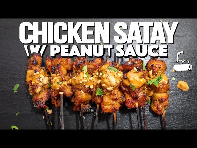 Chicken Satay With Peanut Sauce