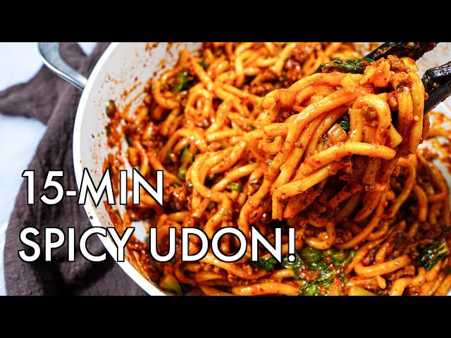 Bolognese Udon with an Asian Twist