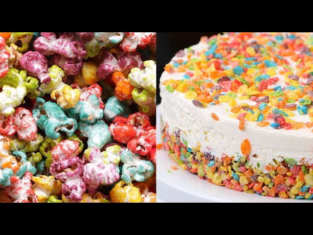 Colorful dessert recipes