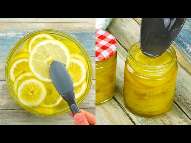 Lemons preserved in syrup