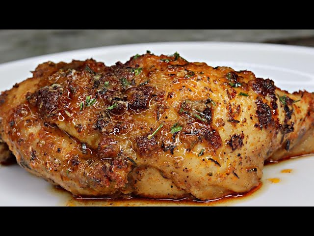 Juicy Oven Baked Chicken Thighs