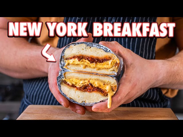 Authentic New York Bacon Egg and Cheese