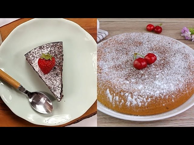 Cakes in a pan