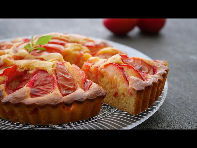 Plums Melted Butter Cake
