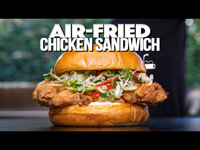 Crispy Air Fryer Chicken Sandwich