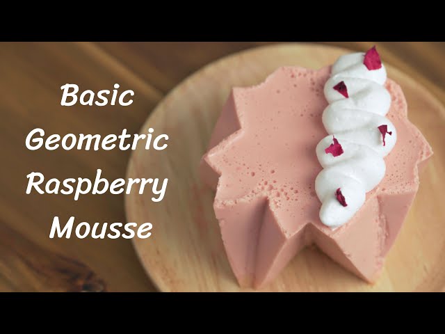 Geometrric Raspberry Mousse