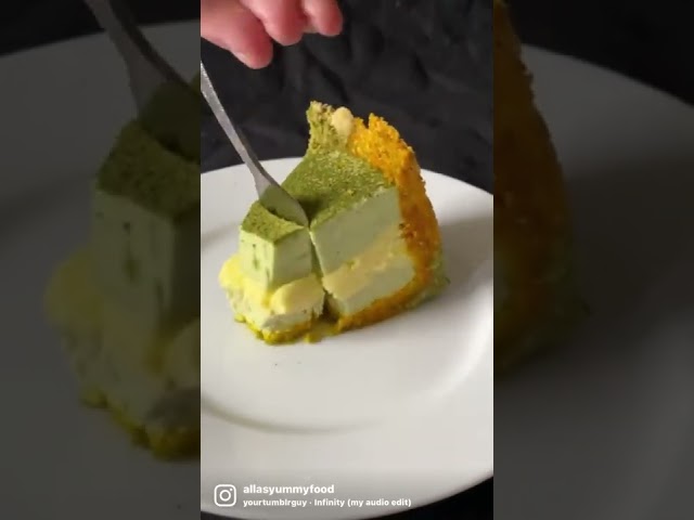 Matcha lemon cheesecake