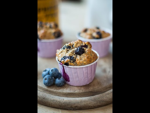 Blueberry Chia Seed Muffins