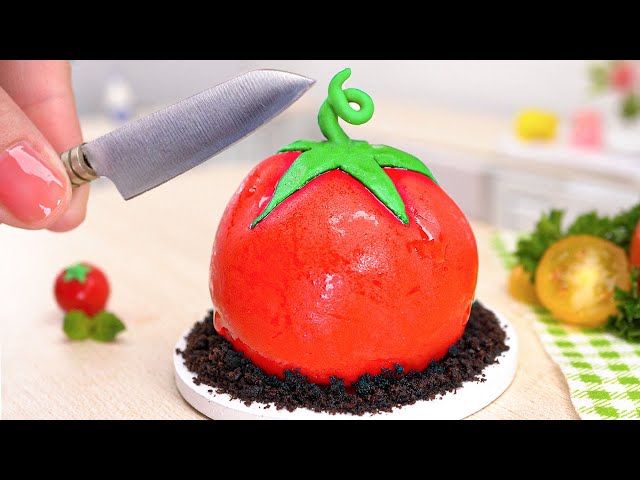  Miniature Tomato Cake Decorating