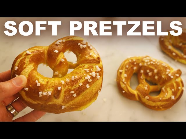 German-style soft pretzels