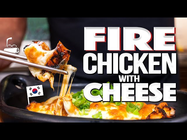 Fire chicken with cheese