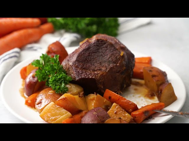 Crockpot Roast Beef and Vegetables