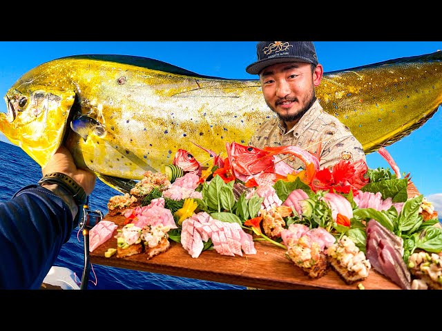 The Hawaiian sashimi platter