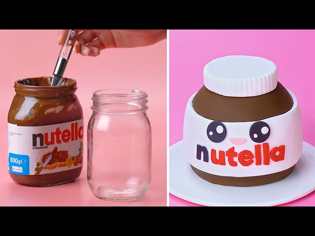 Nutella Chocolate Cakes Are Very Creative And Tasty