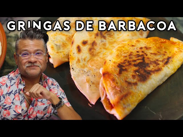 Barbacoa Tacos and Gringas de Barbacoa with Consomé