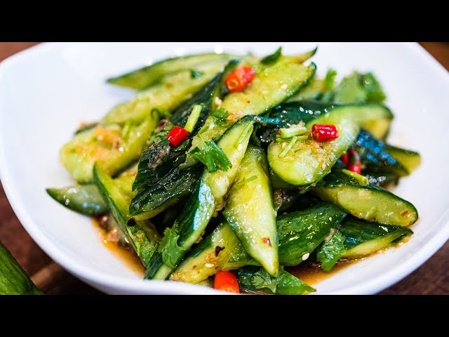 The Best Chinese Cucumber Salad is Smashed