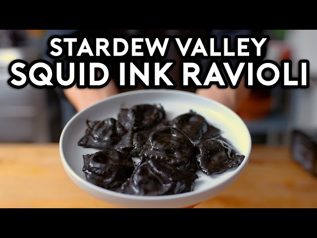 Squid Ink Ravioli