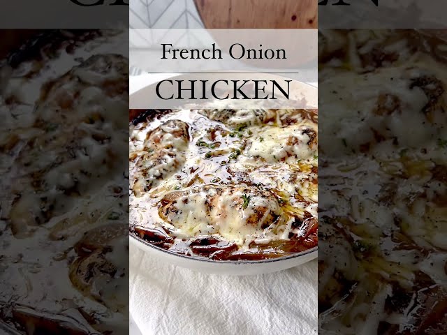 One-Pan French Onion Chicken