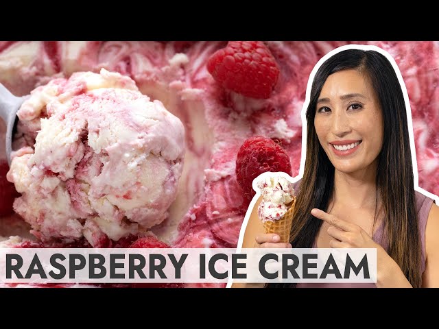 Raspberry Swirl Ice Cream