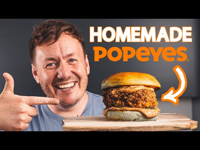 DIY Popeyes Spicy Chicken Sandwich
