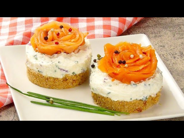 Salmon Mini Cheesecake