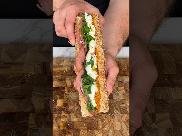 Mortadella Burrata Sandwich