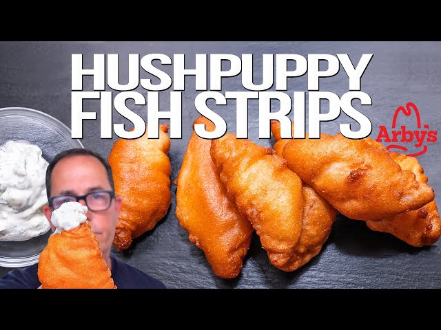 Arbys hushpuppy breaded fish strips