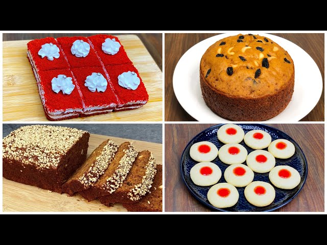Festive Delights: Red Velvet Cake, Plum Cake, Dates Cake, and Cookies for Christmas