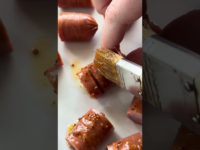 3-Ingredient Hasselback Sausage Bites