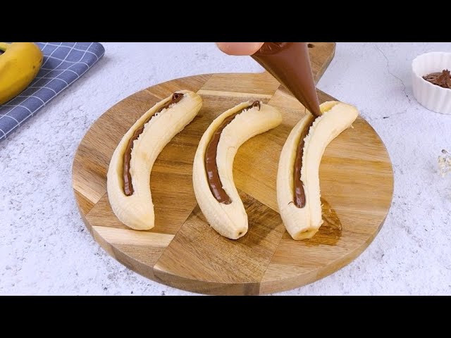 Chocolate Banana in Puff Pastry