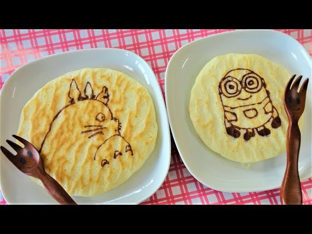 Painting Pancakes (Minions & Totoro & others)