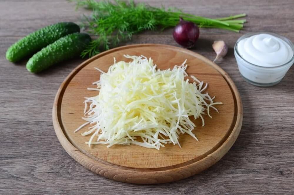 Russian Salad «Nest grouse»