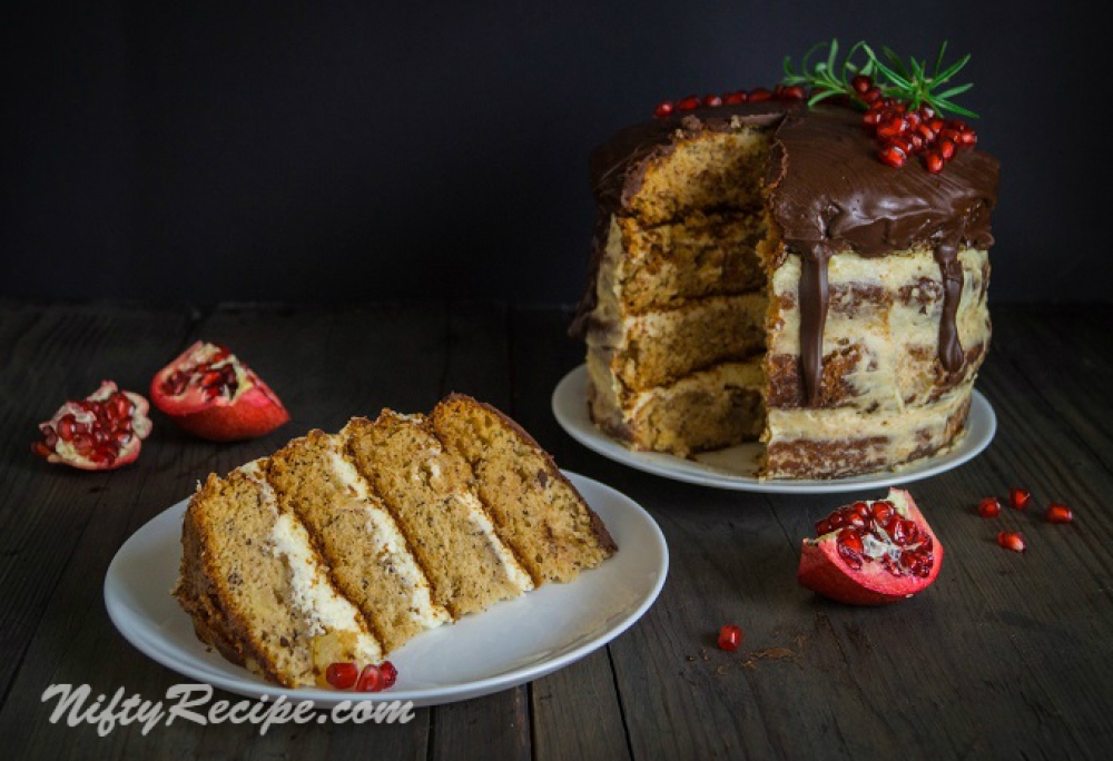 «Hummingbird» cake for a birthday party