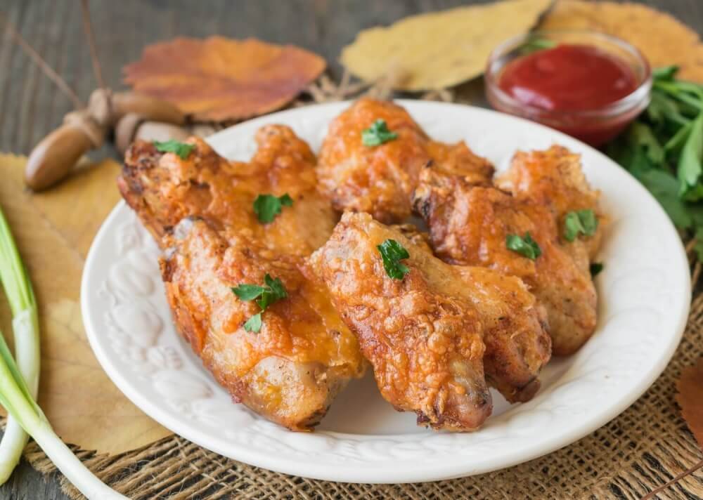 Spicy Chicken Wings With Cheese Recipe