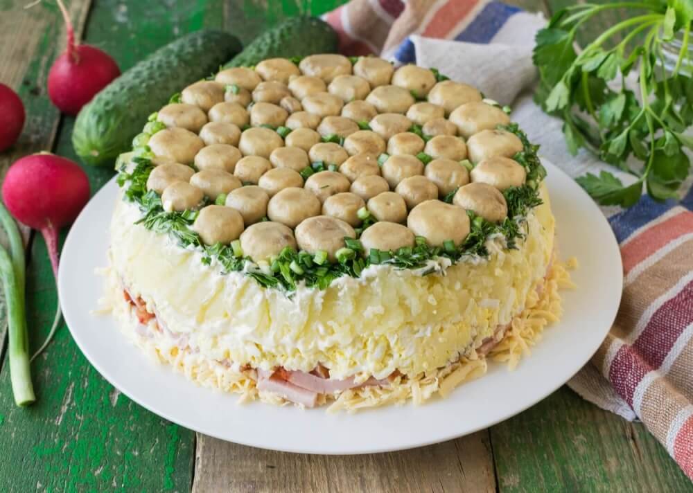 Russian Salad «Mushroom glade»