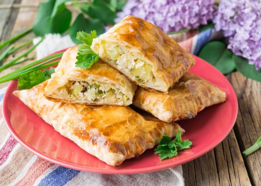 Chicken and Potato Turnovers