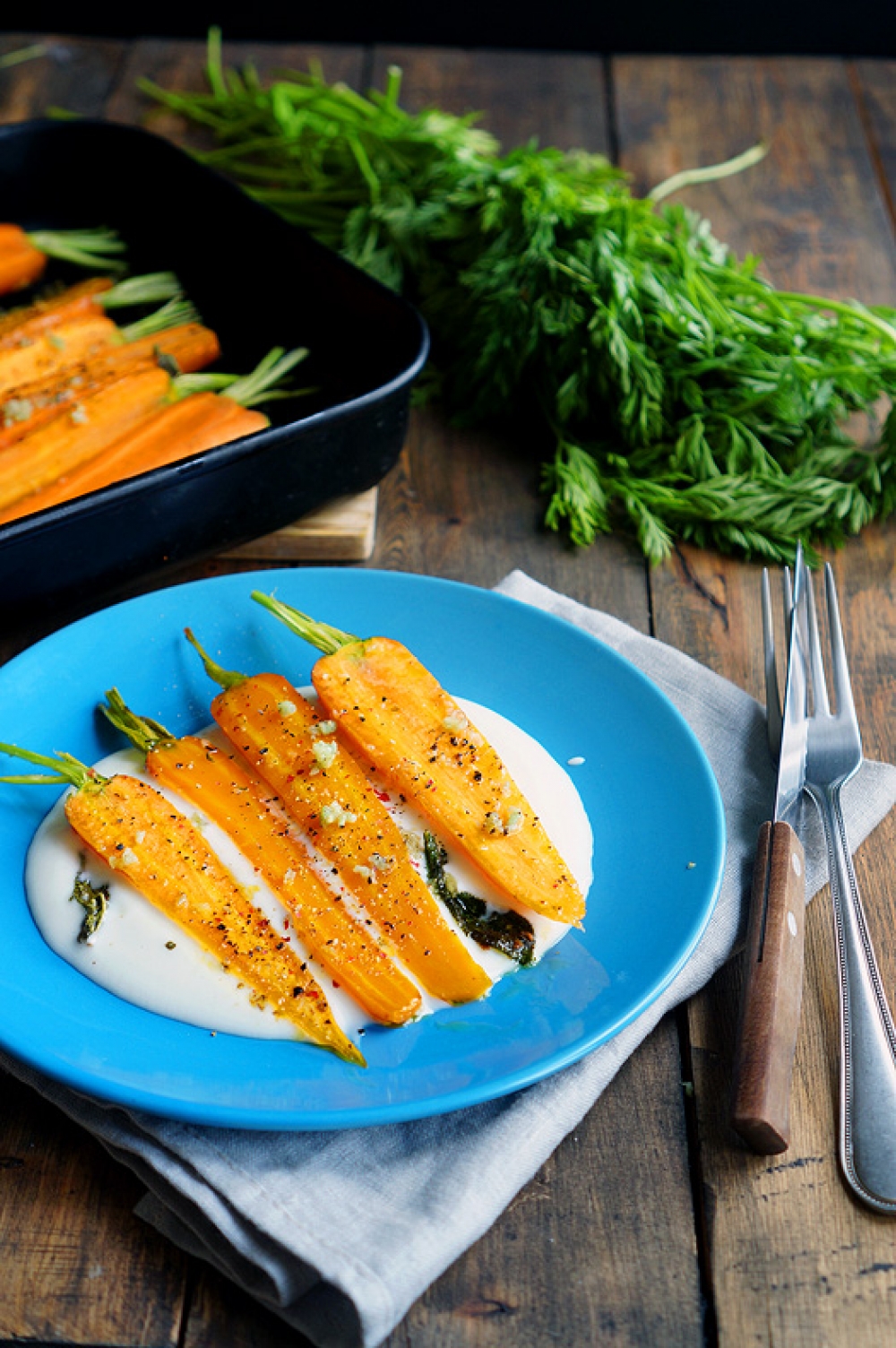 Young Carrots with Sage