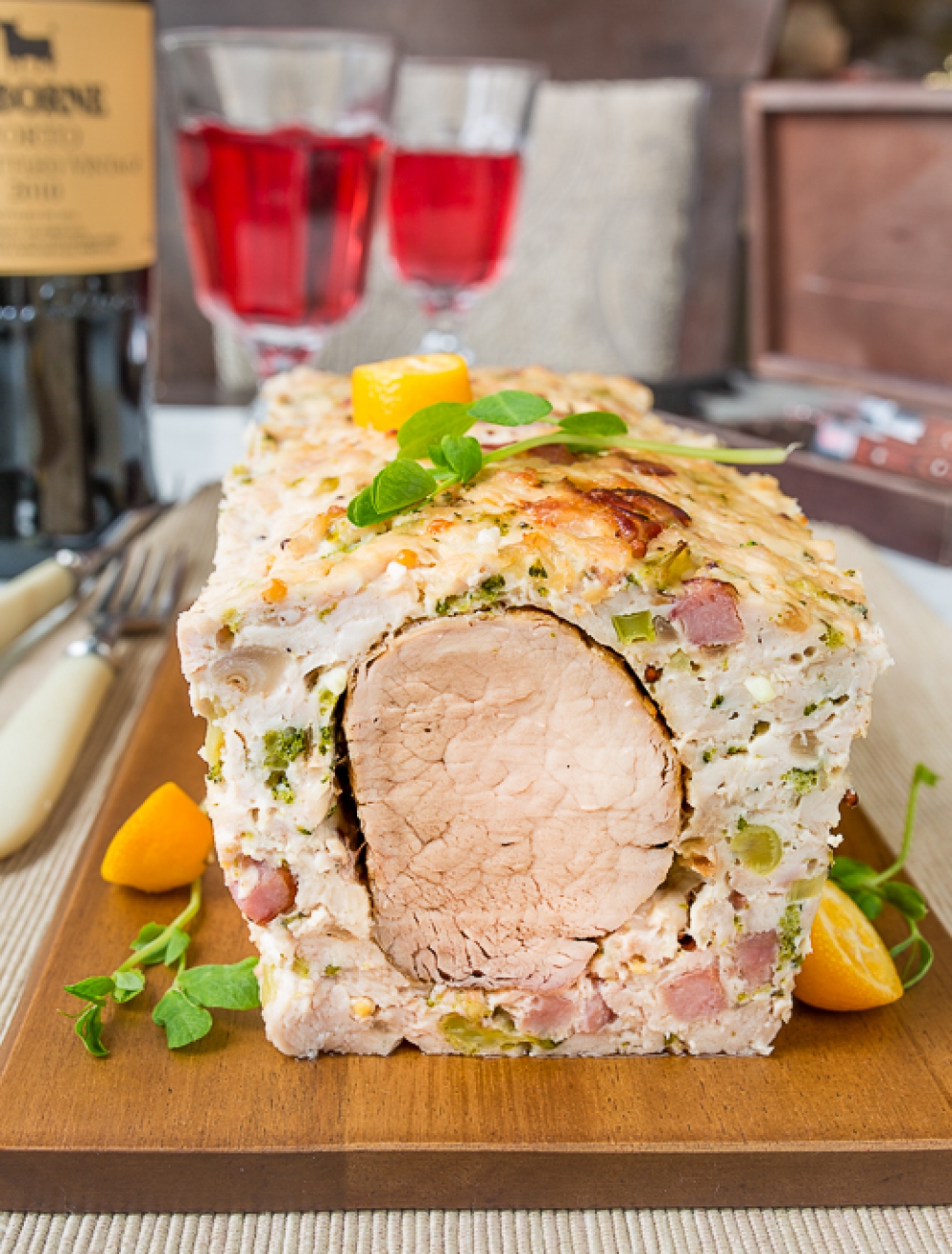 Chicken Terrine with Pork Tenderloin