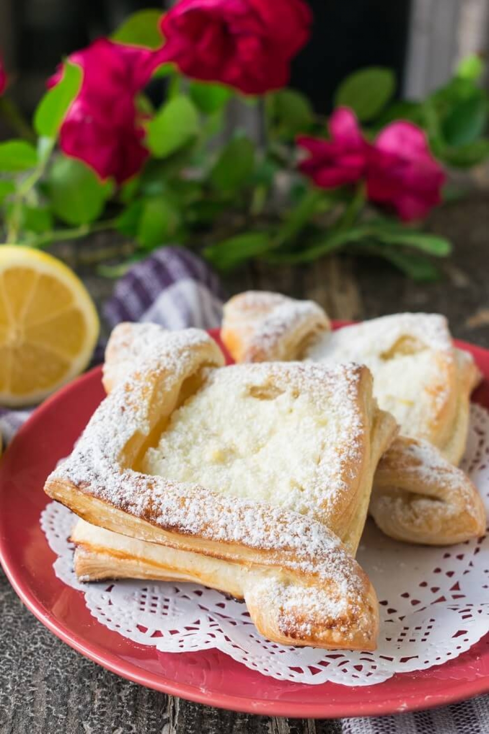 Lemon Cottage Cheese Turnovers