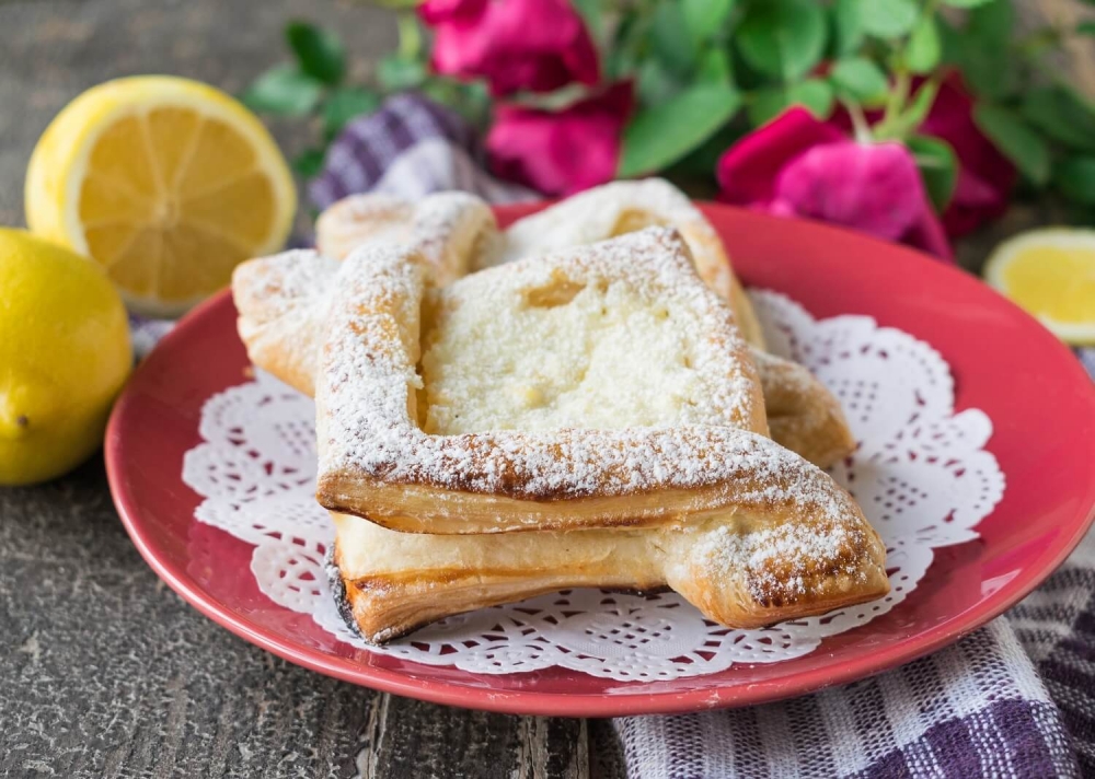 Lemon Cottage Cheese Turnovers