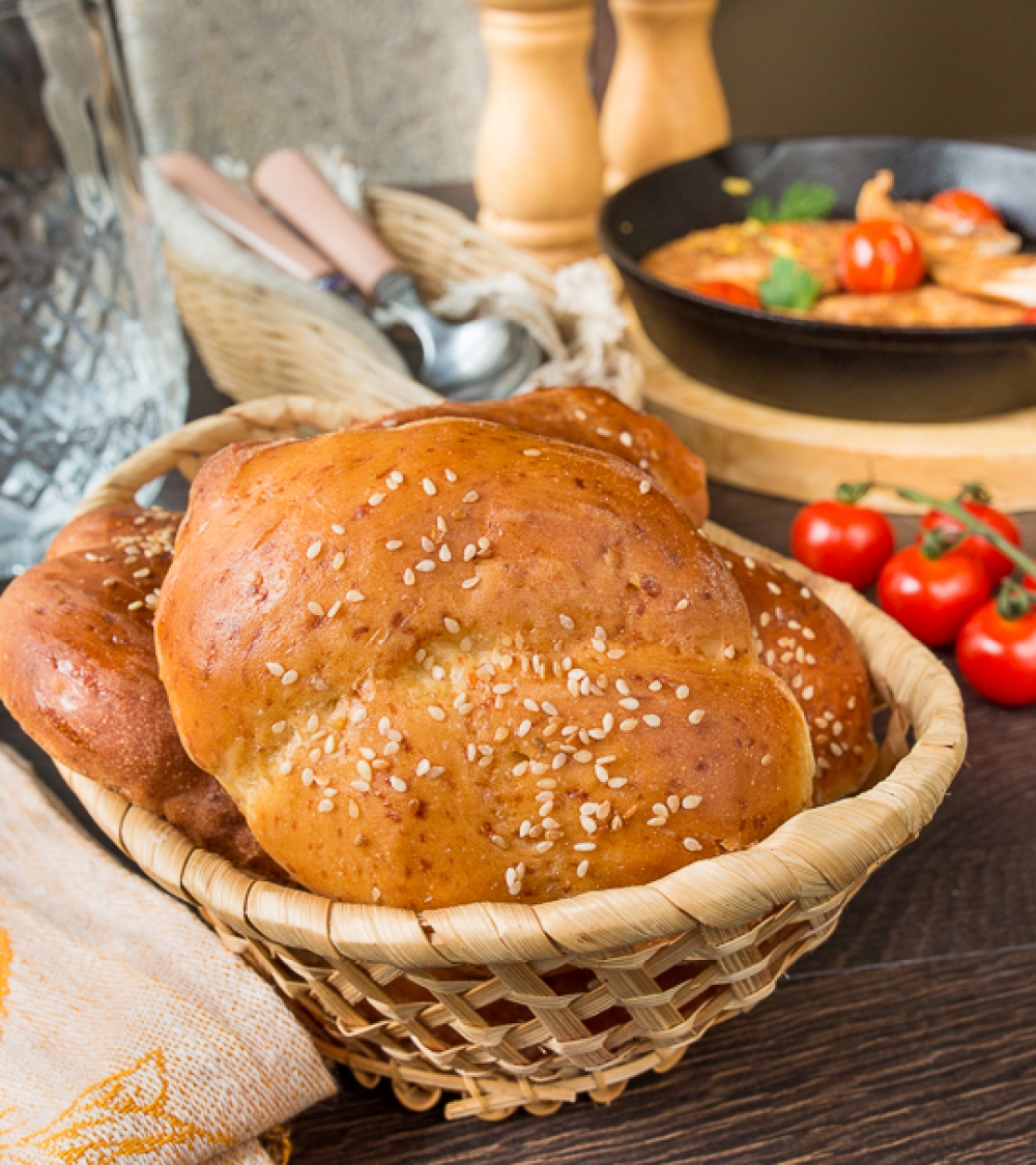 Homemade Garlic Buns