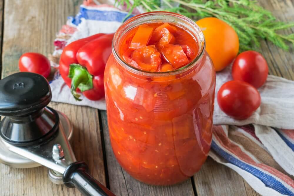 Russian Marinated Red Peppers (Lecho)