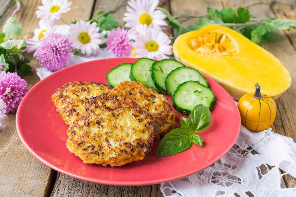Chicken Fritters with Pumpkin