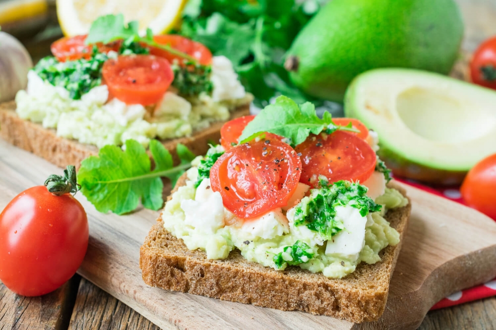 Goat Cheese and Avocado Toasts