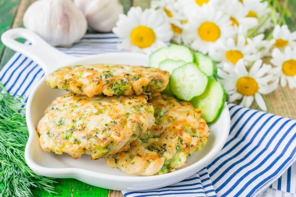 Broccoli Chicken Fritters